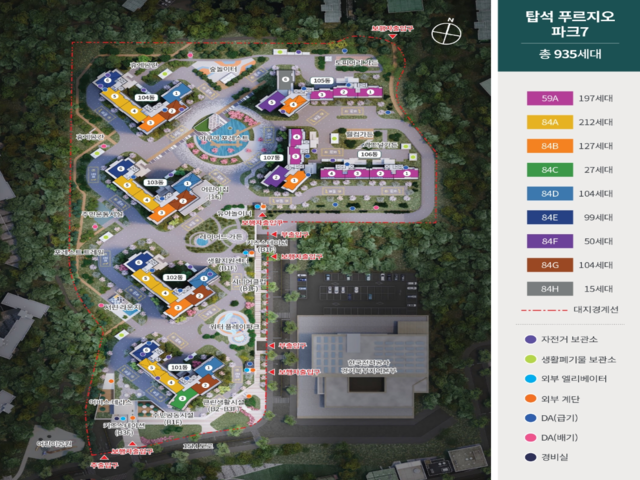 단지배치도